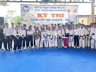 Thi nâng cấp đai Võ đường Trọng Phúc – Phù Cát 29/4/2023