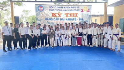 Thi nâng cấp đai Võ đường Trọng Phúc – Phù Cát 29/4/2023