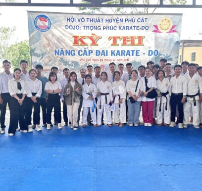Thi nâng cấp đai Võ đường Trọng Phúc – Phù Cát 29/4/2023